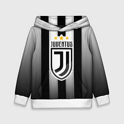 Толстовка-худи детская Juventus FC: New logo, цвет: 3D-белый