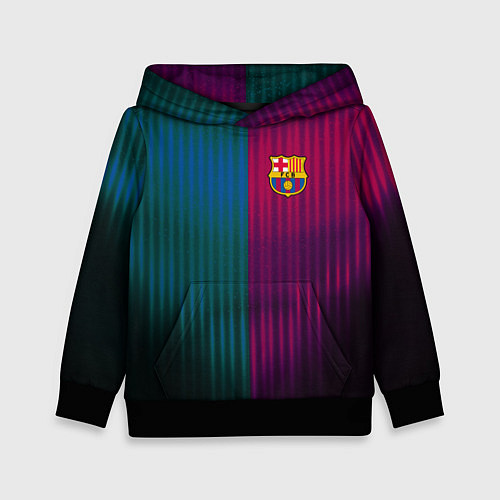 Детская толстовка Barcelona FC: Abstract 2018 / 3D-Черный – фото 1