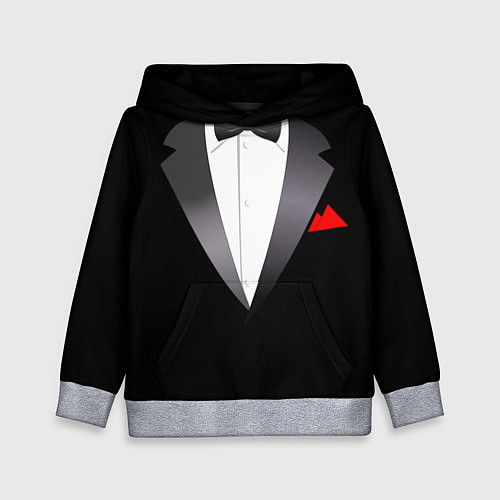 Детская толстовка Смокинг мистера / 3D-Меланж – фото 1