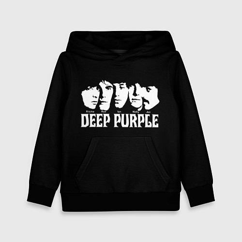 Детская толстовка Deep Purple / 3D-Черный – фото 1