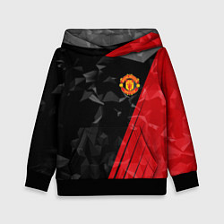 Толстовка-худи детская FC Manchester United: Abstract, цвет: 3D-черный