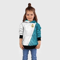 Толстовка-худи детская FC Real Madrid: Abstract, цвет: 3D-черный — фото 2