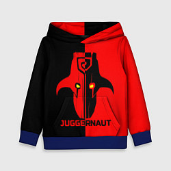 Толстовка-худи детская Juggernaut Blood, цвет: 3D-синий
