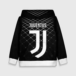Толстовка-худи детская FC Juventus: Black Lines, цвет: 3D-белый