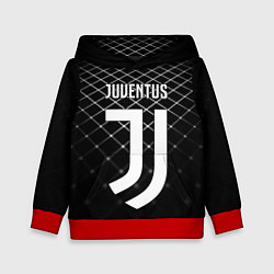 Толстовка-худи детская FC Juventus: Black Lines, цвет: 3D-красный