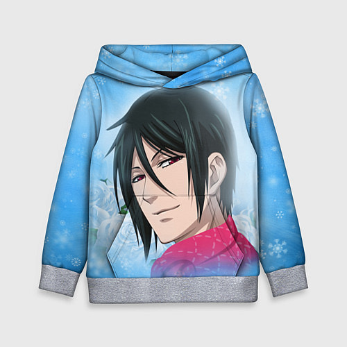 Детская толстовка Зимний Дворецкий / 3D-Меланж – фото 1