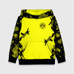 Толстовка-худи детская FC Borussia Dortmund: Yellow Original, цвет: 3D-черный