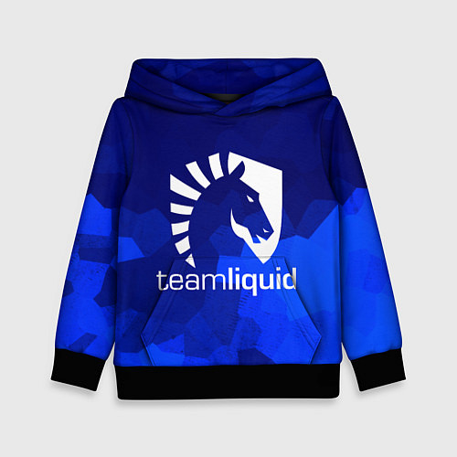 Детская толстовка Team Liquid: Polygons / 3D-Черный – фото 1