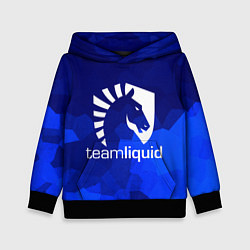 Толстовка-худи детская Team Liquid: Polygons, цвет: 3D-черный