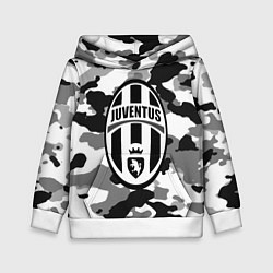 Толстовка-худи детская FC Juventus: Camouflage, цвет: 3D-белый