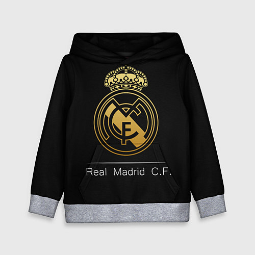 Детская толстовка FC Real Madrid: Gold Edition / 3D-Меланж – фото 1