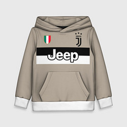 Толстовка-худи детская FC Juventus: Away 18/19, цвет: 3D-белый