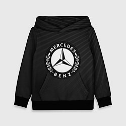 Толстовка-худи детская Mercedes-Benz, цвет: 3D-черный