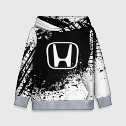 Толстовка-худи детская Honda: Black Spray, цвет: 3D-меланж