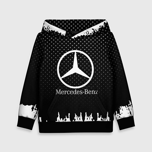 Детская толстовка Mercedes-Benz: Black Side / 3D-Черный – фото 1