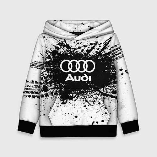 Детская толстовка Audi: Black Spray / 3D-Черный – фото 1