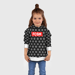 Толстовка-худи детская FCSM Supreme, цвет: 3D-белый — фото 2