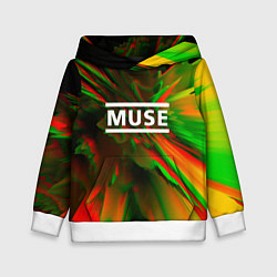 Толстовка-худи детская Muse: Colour Abstract, цвет: 3D-белый