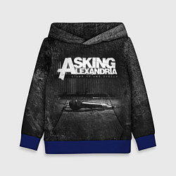 Толстовка-худи детская Asking Alexandria: Black Micro, цвет: 3D-синий