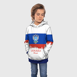 Толстовка-худи детская Samara: Russia, цвет: 3D-синий — фото 2