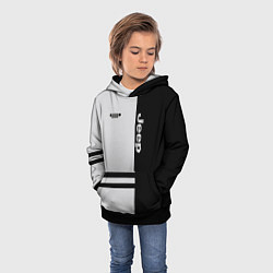 Толстовка-худи детская Jeep, цвет: 3D-черный — фото 2