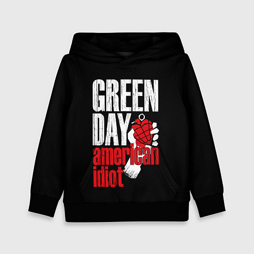 Детская толстовка Green Day: American Idiot / 3D-Черный – фото 1