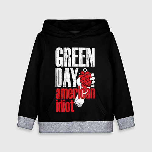 Детская толстовка Green Day: American Idiot / 3D-Меланж – фото 1