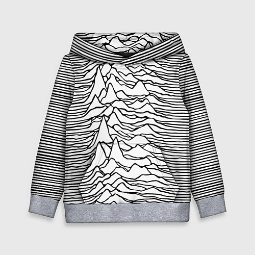 Детская толстовка White Pleasures / 3D-Меланж – фото 1