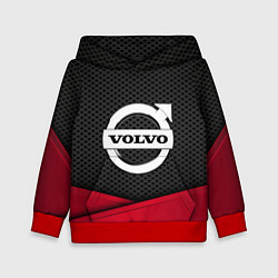 Толстовка-худи детская Volvo: Grey Carbon, цвет: 3D-красный
