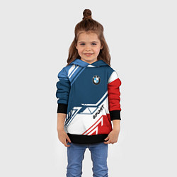 Толстовка-худи детская BMW SPORT, цвет: 3D-черный — фото 2
