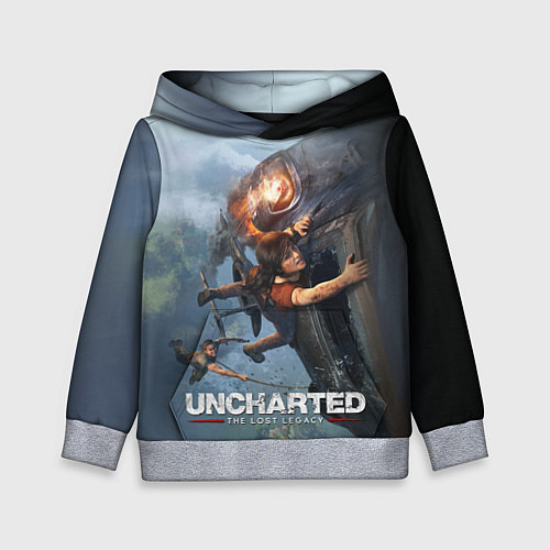 Детская толстовка Uncharted: The Lost Legacy / 3D-Меланж – фото 1