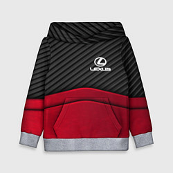 Детская толстовка Lexus: Red Carbon