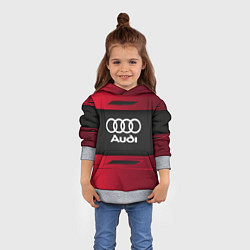 Толстовка-худи детская Audi Sport, цвет: 3D-меланж — фото 2