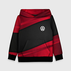 Толстовка-худи детская Volkswagen: Red Sport, цвет: 3D-черный