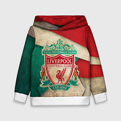 Толстовка-худи детская FC Liverpool: Old Style, цвет: 3D-белый