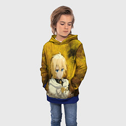 Толстовка-худи детская Mikaela Hyakuya, цвет: 3D-синий — фото 2