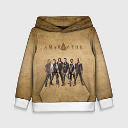 Толстовка-худи детская Amaranthe, цвет: 3D-белый