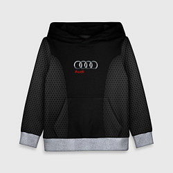 Толстовка-худи детская Audi Carbon, цвет: 3D-меланж