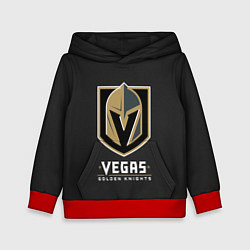 Толстовка-худи детская Vegas: Golden Knights, цвет: 3D-красный