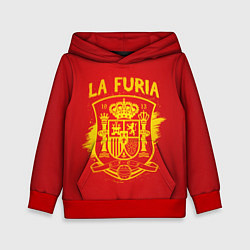Толстовка-худи детская La Furia, цвет: 3D-красный
