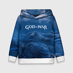 Толстовка-худи детская God of War: Rage of the waves, цвет: 3D-белый