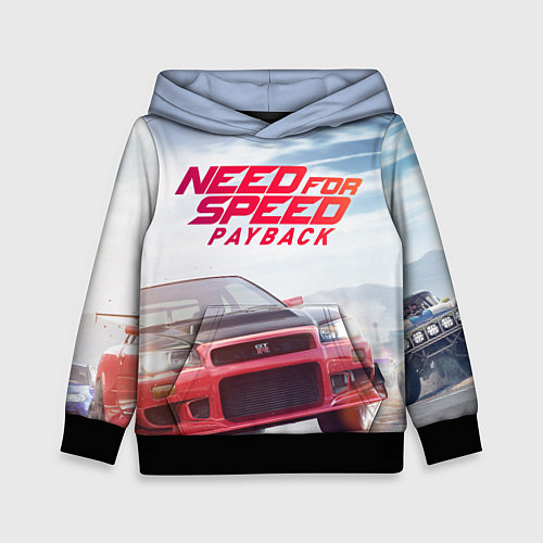 Детская толстовка Need for Speed: Payback / 3D-Черный – фото 1