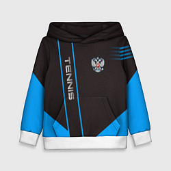 Толстовка-худи детская Tennis: Russian Style, цвет: 3D-белый