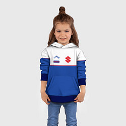 Толстовка-худи детская Suzuki Style, цвет: 3D-синий — фото 2