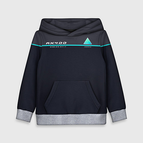 Детская толстовка Detroit: AX400 / 3D-Меланж – фото 1