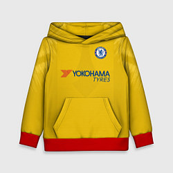 Толстовка-худи детская FC Chelsea Away 18-19, цвет: 3D-красный