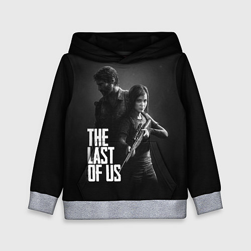 Детская толстовка The Last of Us: Black Style / 3D-Меланж – фото 1