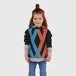 Толстовка-худи детская Darling in the Franxx, цвет: 3D-меланж — фото 2