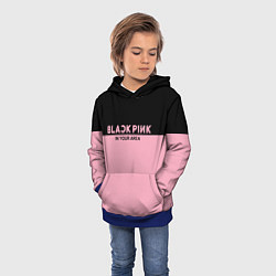 Толстовка-худи детская Black Pink: In Your Area, цвет: 3D-синий — фото 2