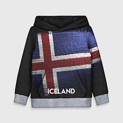 Толстовка-худи детская Iceland Style, цвет: 3D-меланж